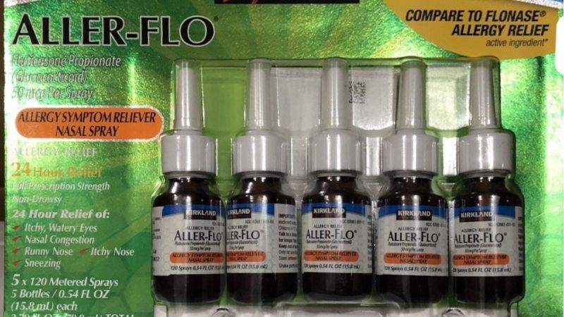 Sử dụng xịt mũi Kirkland Aller-Flo giảm viêm xoang hiệu quả