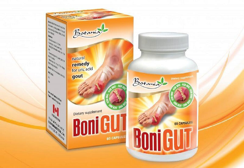 BoniGut là viên uống hỗ trợ trị gout của Canada được ưa chuộng nhất