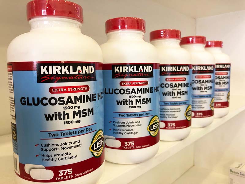 Viên uống Glucosamine HCL Kirkland mang lại hiệu quả giảm khô khớp rõ rệt sau 6 tuần sử dụng
