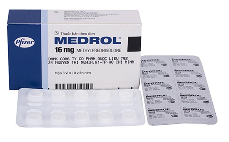 Thuốc trị gai cột sống của Mỹ - Medrol của hãng Pfizer (Mỹ)