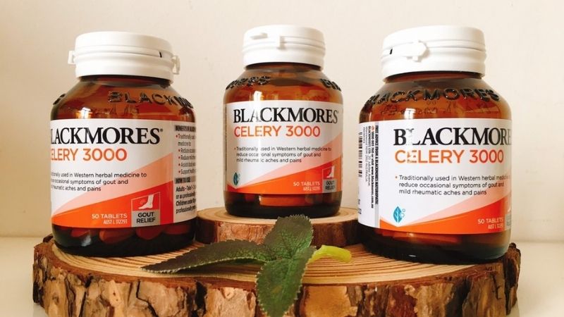 Blackmores Celery 3000mg là thực phẩm chức năng hỗ trợ trị gout của Úc cực nổi tiếng