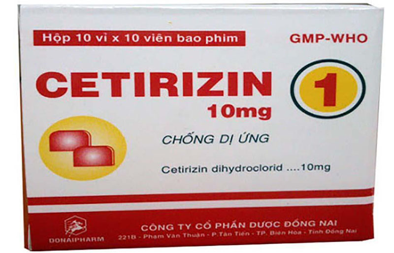 Cetirizin là thuốc kháng histamin khá mạnh