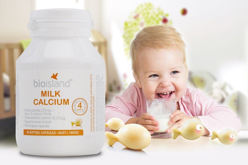 Nên cho con uống sữa gì để tăng chiều cao? Bio Island Milk Calcium của Úc