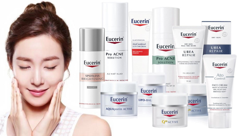 Eucerin có nhiều dòng kem dưỡng da mặt được chị em ưa chuộng