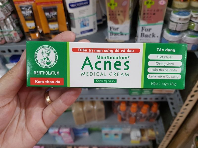 Acnes 25 Medical Cream trị mụn thâm cho da dầu