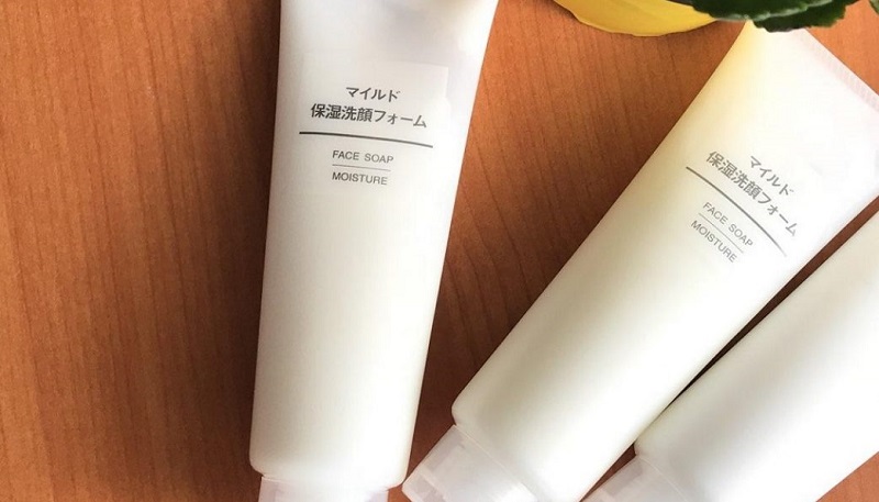 Sữa rửa mặt Muji Face Soap Moisture của Nhật 