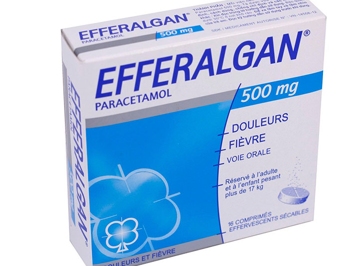 Thuốc giảm đau răng bào chế dạng sủi Efferalgan 500mg