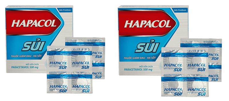 Hapacol là thuốc giảm đau răng bào chế dạng sủi