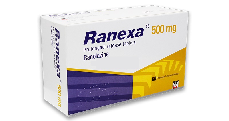 Ranolazine được dùng với liều 500- 2000mg/ngày