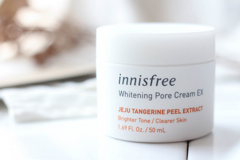 Kem trị nám tàn nhang Innisfree Whitening Pore Cream EX nhận được đánh giá cao từ các chuyên gia da liễu