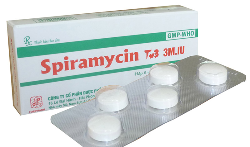 Spiramycin là một trong những loại thuốc điều trị viêm lợi trùm răng khôn được các bác sĩ khuyên dùng