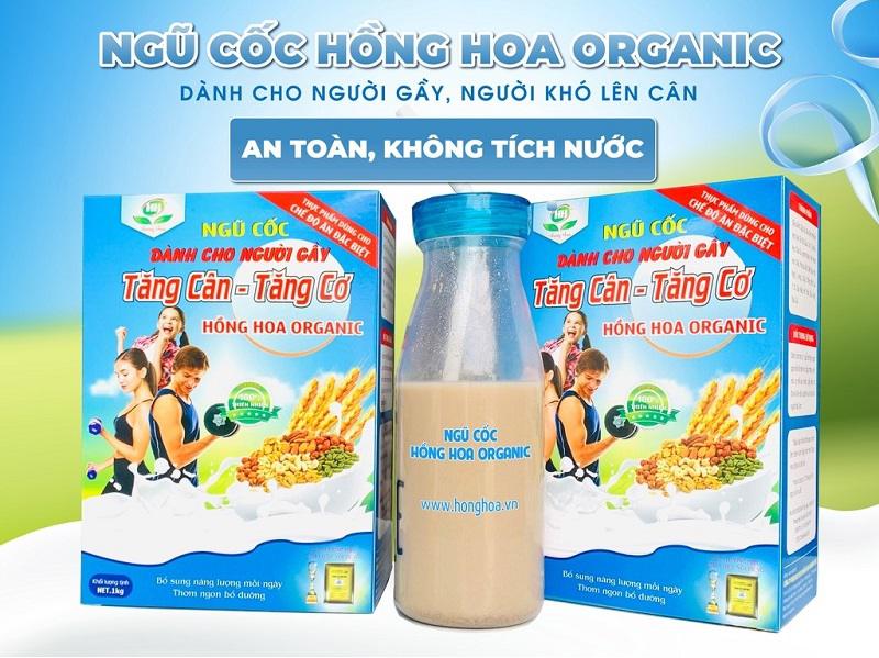 Bột tăng cân Hồng Hoa Organic