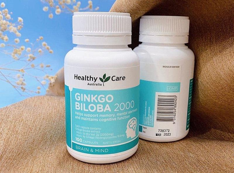Thực phẩm bảo vệ sức khỏe Ginkgo Biloba 2000mg Healthy Care