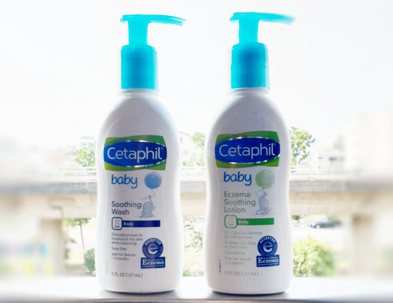 Cetaphil Baby Eczema Calming Lotion là sản phẩm hỗ trợ điều trị chàm sữa an toàn và lành tính