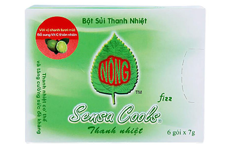 Thuốc nhiệt miệng Sensacool được bán rộng rãi trên thị trường hiện nay