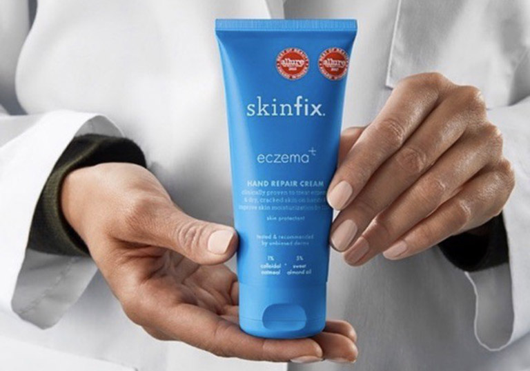 Kem bôi Skinfix Eczema Hand Repair sẽ cải thiện các triệu chứng khó chịu trên da do bệnh gây ra