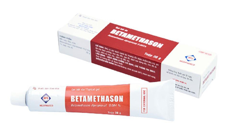 Betamethasone là thuốc trị chàm môi mang lại hiệu quả khá nhanh 