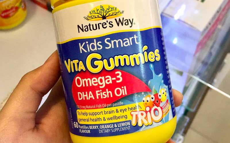 Nature’s Way Vita Gummies Omega 3 Multi giúp củng cố hệ tiêu hóa