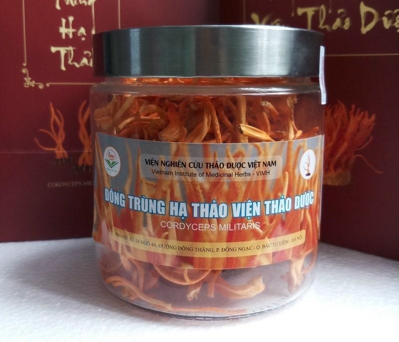Đông trùng hạ thảo thể khô của Viện Nghiên Cứu Thảo Dược Việt Nam