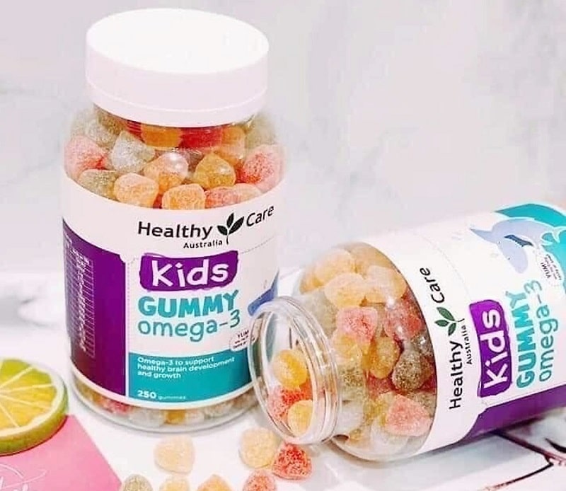 Kẹo Healthy Care Kids Gummy Omega-3 của Úc