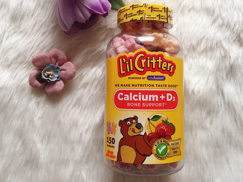 Kẹo dẻo L'il Critters Calcium + D3