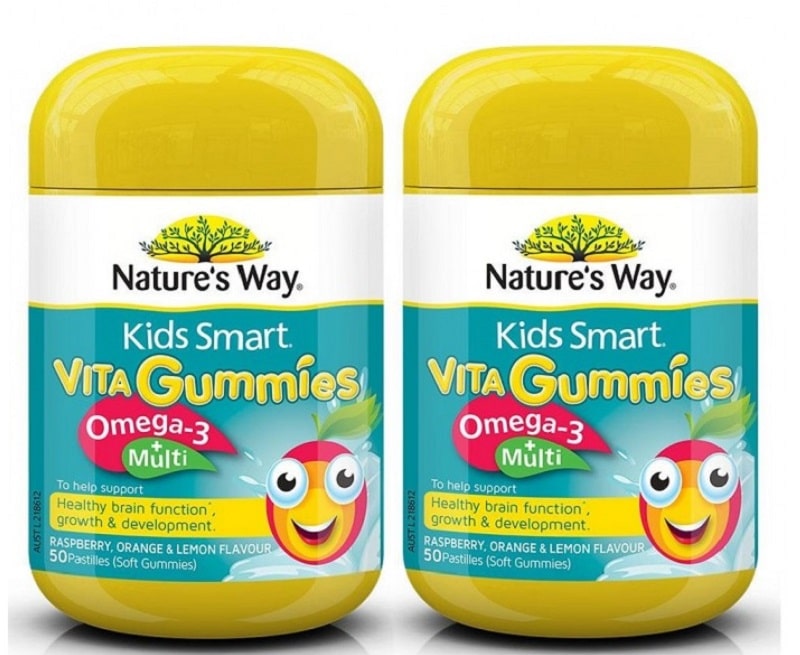 Kẹo Vitamin Kids Smart Vita Gummies Multi + Omega