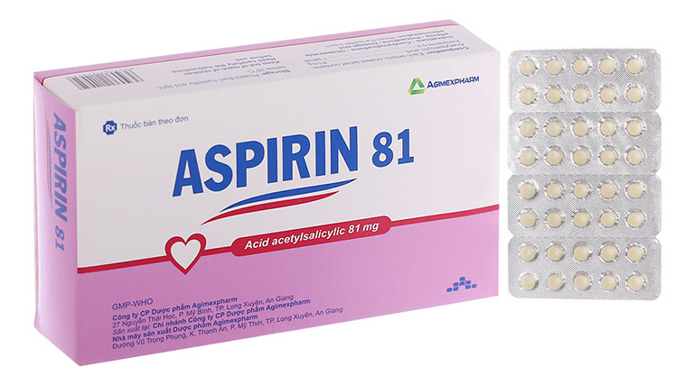 Aspirin là thuốc chống tập kết tiểu cầu được sử dụng phổ biến hiện nay