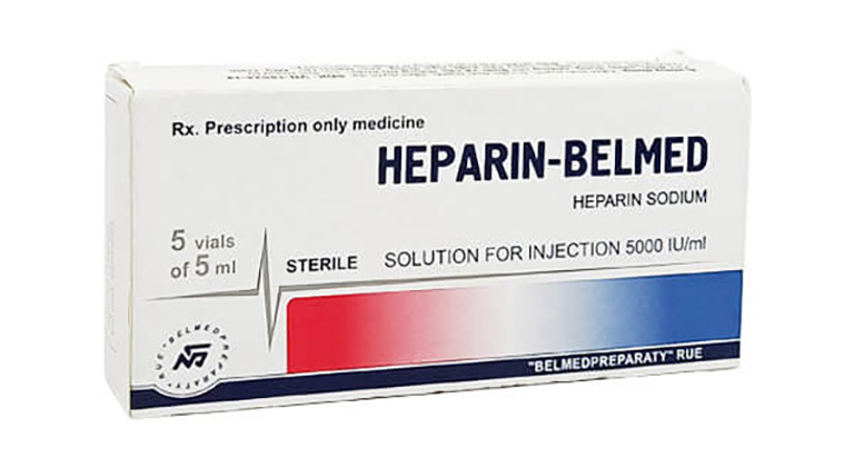 Thuốc tiêm chống đông máu Heparin-Belmed được sử dụng phổ biến trong điều trị bệnh lý tiêm mạch
