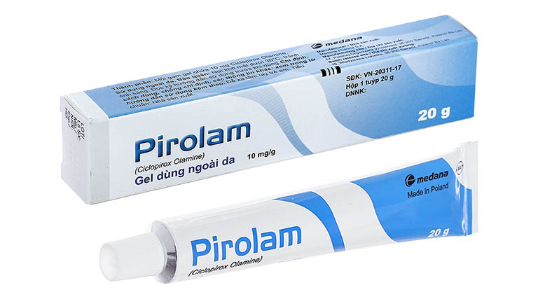 Điều trị bệnh nấm móng tay chân bằng thuốc bôi ngoài Pirolam Medana