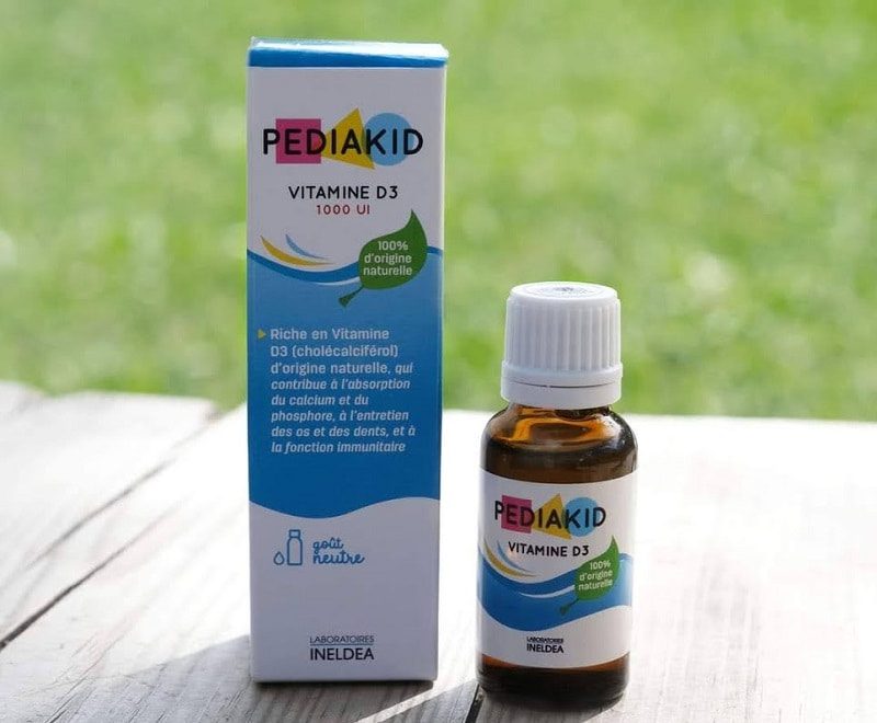 Pediakid Vitamin D3 cung cấp Vitamin D3 dưới dạng siro 