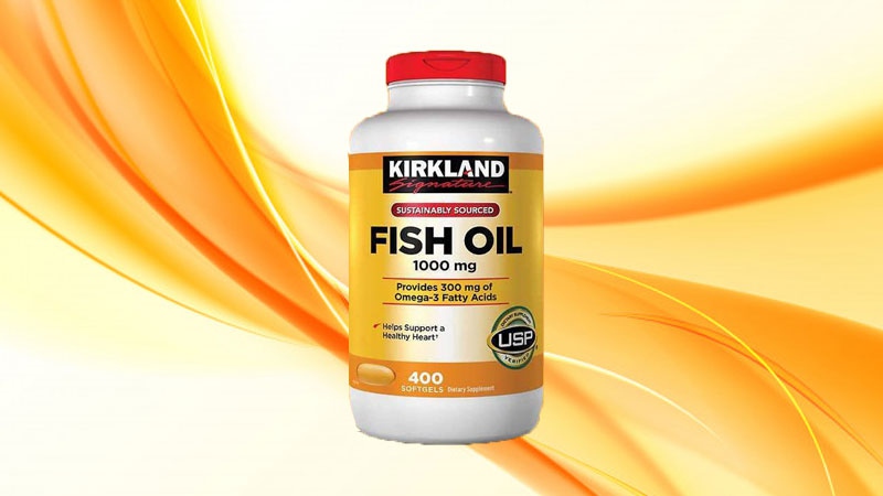 Viên uống sáng mắt dầu cá Kirkland Fish Oil 1000mg