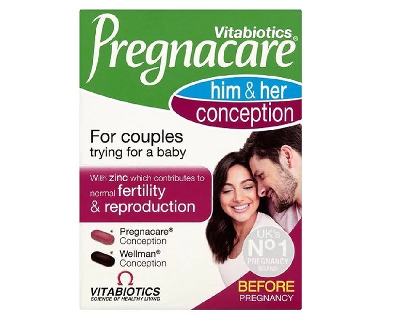 Sản phẩm tăng cường vitamin Pregnacare Him and Her Conception