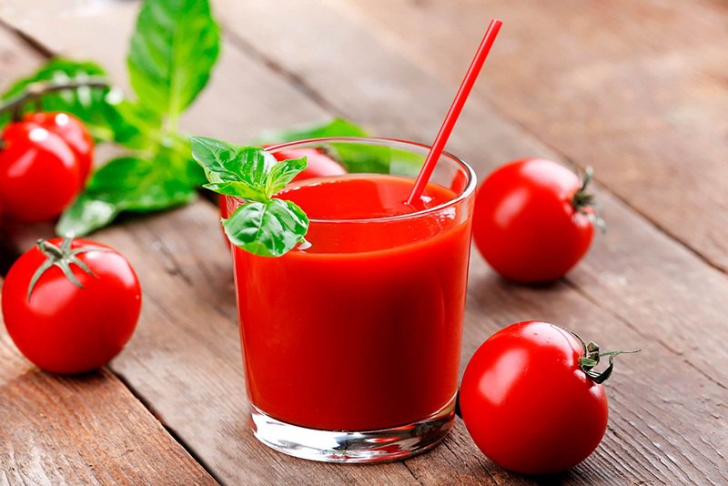 Sử dụng nước ép cà chua cho hiệu quả cao