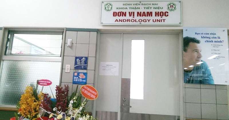 Khoa Nam học của bệnh viện Bạch Mai cũng là địa chỉ chữa yếu sinh lý uy tín