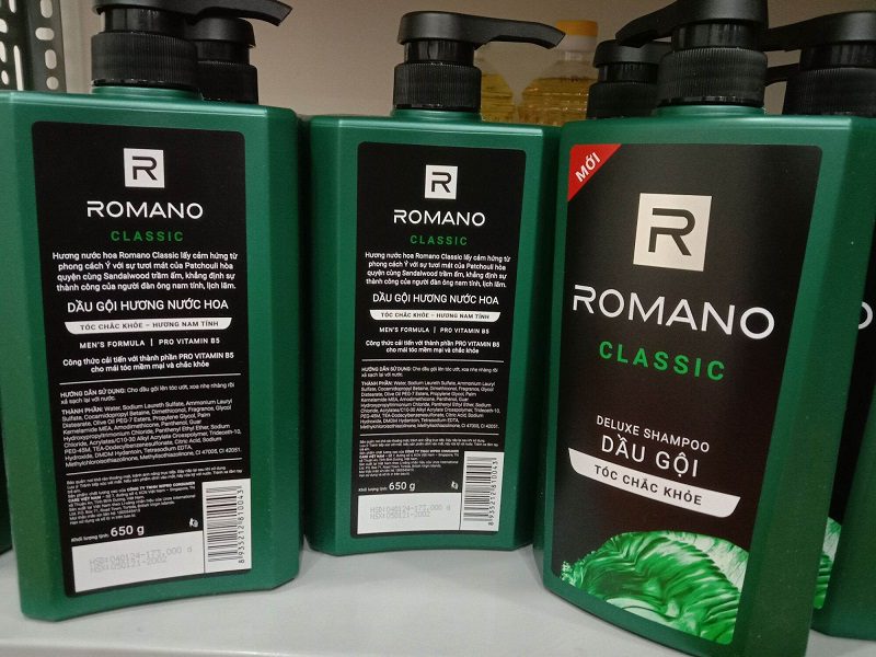 Romano Classic Deluxe Shampoo là sản phẩm nổi bật của Romano