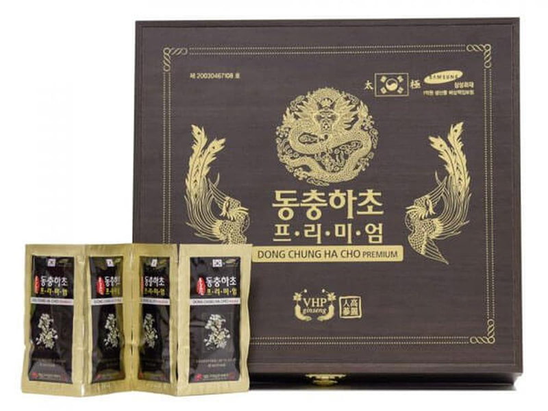 Nước đông trùng hạ thảo Daedong Premium Hàn Quốc hộp 60 gói