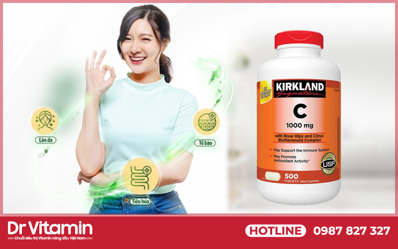 Vitamin C Kirkland mang lại nhiều công dụng cho sức khỏe