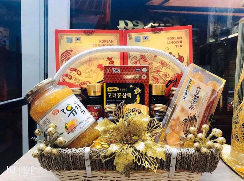 Giỏ bánh kẹo Hàn Quốc được nhiều người lựa chọn làm quà tặng