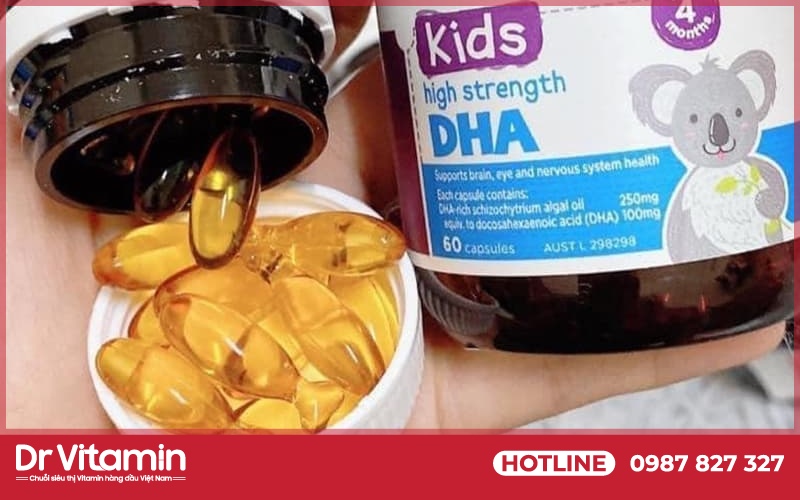 Healthy Care Kids High Strength DHA không gây tác dụng phụ cho trẻ khi sử dụng