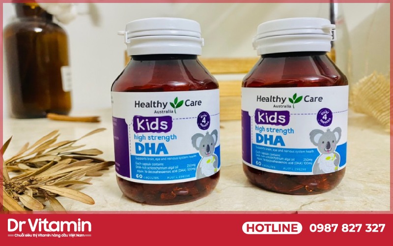 Ba mẹ nên trộn dung dịch Healthy Care Kids DHA vào thức ăn, đồ uống để bé dễ sử dụng