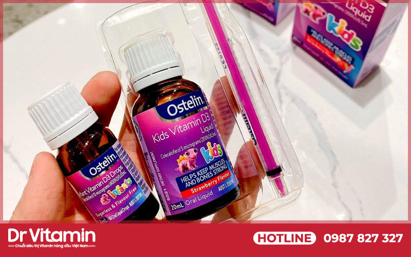 Lưu ý khi cho bé sử dụng Ostelin vitamin D3
