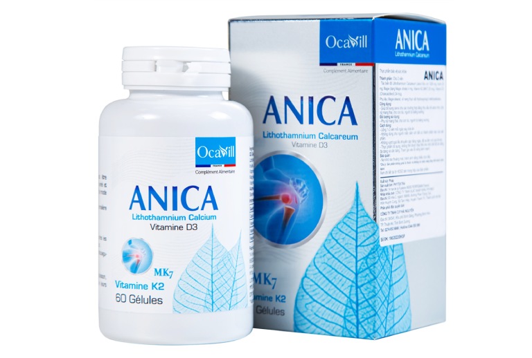 Bổ sung vitamin D cho cơ thể bằng viên uống Anica của Pháp 