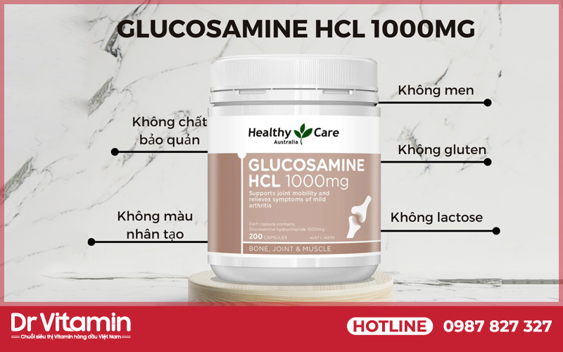 Ưu điểm của sản phẩm Glucosamine HCL 1000mg