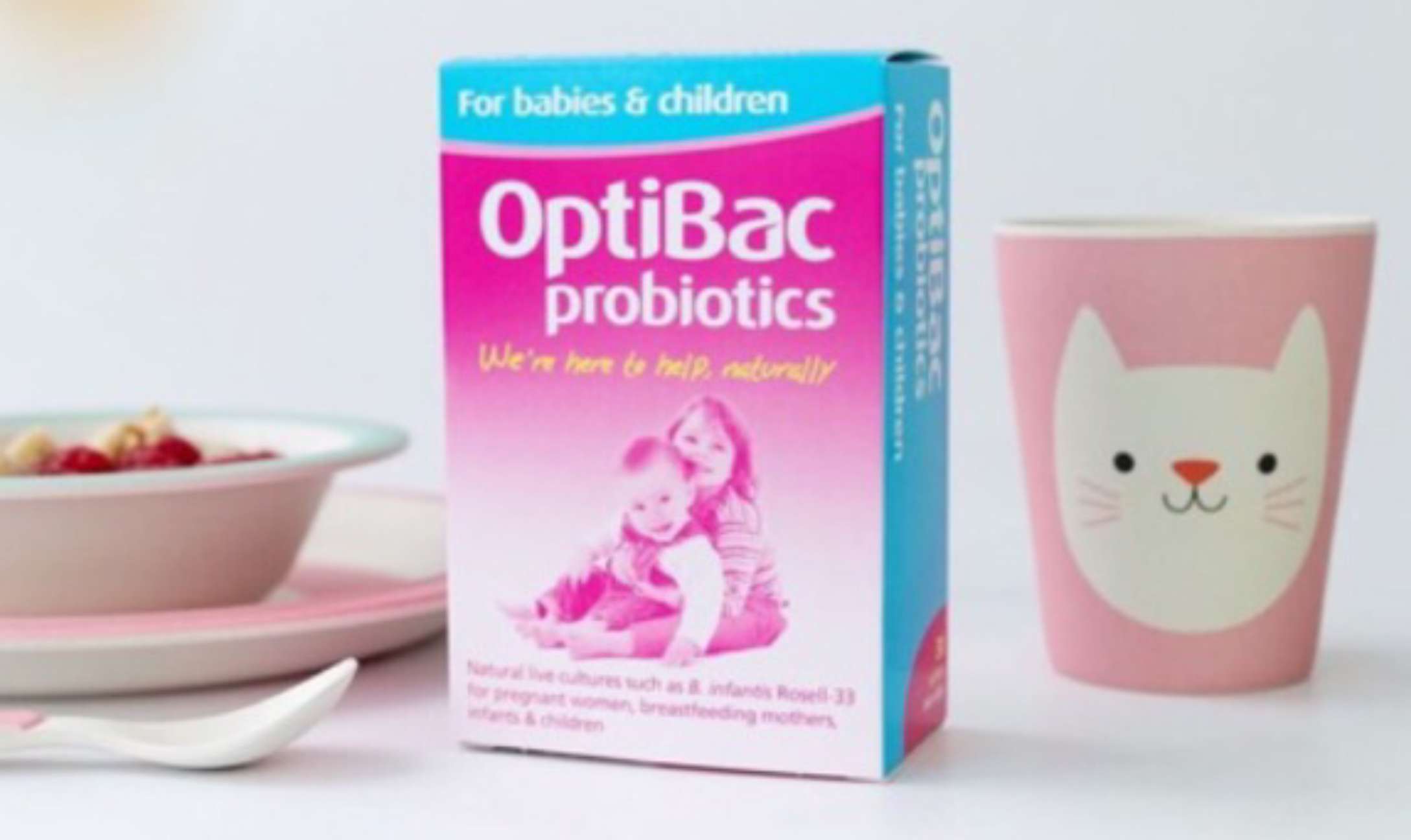 Men vi sinh Optibac Probiotics hồng giúp cải thiện sức khỏe đường ruột