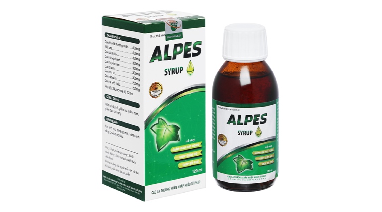 Cải thiện tình trạng ho nhanh chóng bằng thuốc ho Alpes chiết xuất từ lá thường xuân