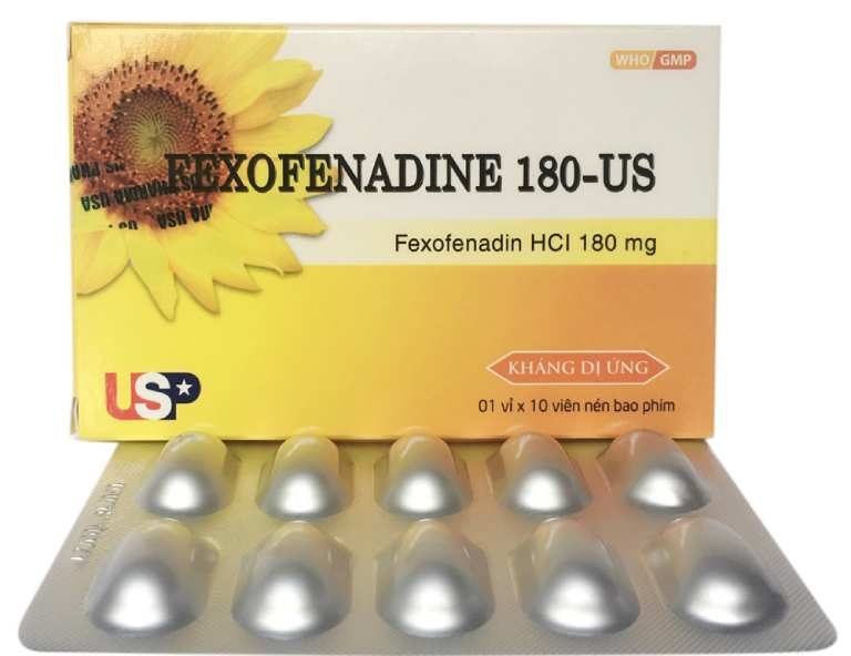 Thuốc Fexofenadine 180mg