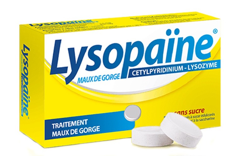 Viên ngậm Lysopaine giúp giảm viêm tại vùng họng