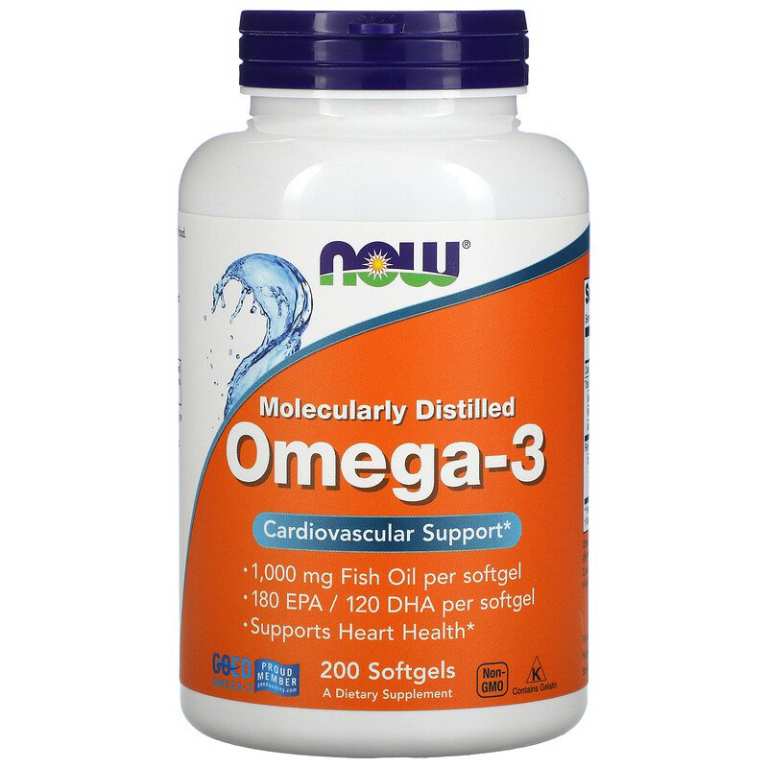 NOW Molecularly Distilled Omega-3