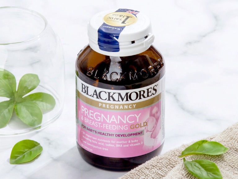 Viên uống Blackmores Pregnancy Gold bổ sung DHA và vitamin tổng hợp cho cơ thể