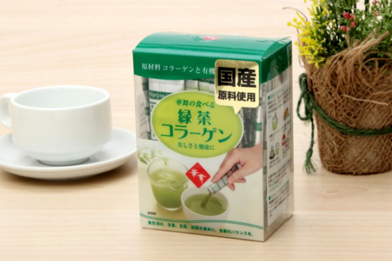 Collagen Hanamai trà xanh là sản phẩm bổ sung collagen an toàn cho cơ thể